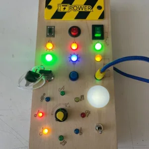 Primit Tablă de activități Montessori cu lumini LED de la clientul A***a.