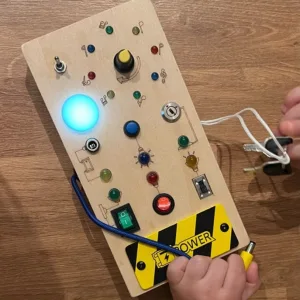 Primit Tablă de Activități Montessori cu Lumini LED de la clientul L****r.