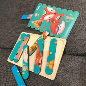 Primit Puzzle din Lemn 3D cu Benzi Desenate de la clientul E****n.