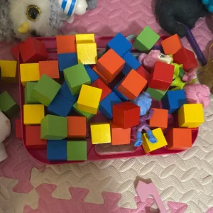Am primit 50 de cuburi de construcție din lemn colorat de la clientul V****i.