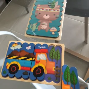Primit Puzzle din Lemn 3D cu benzi desenate de la clienta L***a.