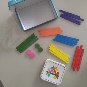 Primit Puzzle cu Bastonașe de Curcubeu din Lemn de la clienta E***a.