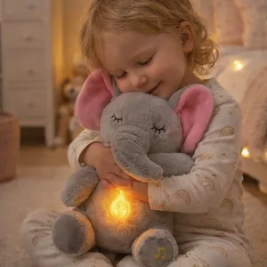 Jucărie de Pluș Care Calmează și Ajută Bebelușul să Adoarmă