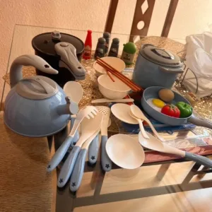 Set de jucării de bucătărie pentru copii primit de la clientul J***n.