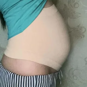 Centură de sarcină respirabilă cu bandă de susținere pentru burtă, primită de la clientul P****m.