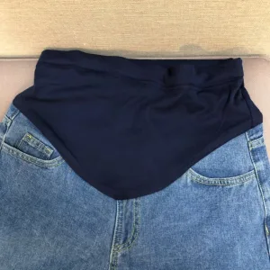 Blugi de maternitate cu bandă peste burtă, pantaloni de sarcină primiți de la clientul K****r.