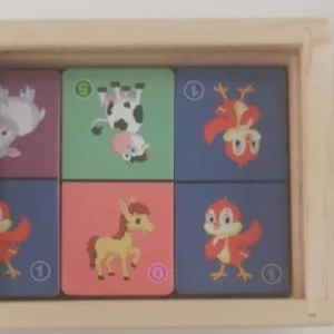 Set de joc Domino cu Animale din Lemn primit de la clientul T****y.