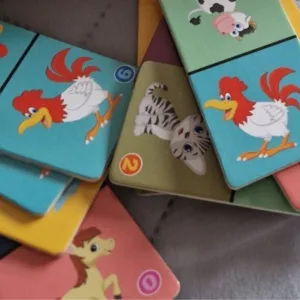 Set de Domino cu Animale din Lemn primit de la clientul M****z.