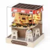 doll house, mini doll house, doll house building kit, diy doll house