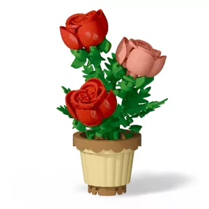 diy flower, diy bouquet, building block flower