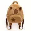 cute backpack, kawaii backpack, plush backpack, capybara backpack