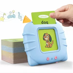 fișă flash vorbitoare, jucărie cu fișe flash, jucărie educativă