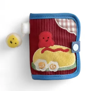 cute wallet, compact wallet, fabric wallet