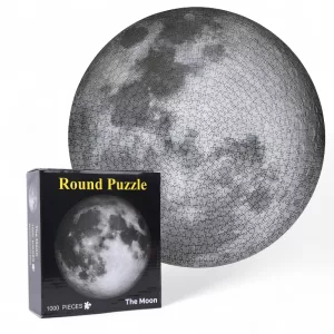 puzzle, jigsaw puzzle, 1000pcs puzzle, round puzzle, moon puzzle