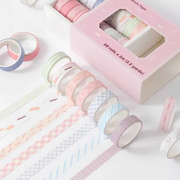 washi tape, slim washi tape, decorative tape