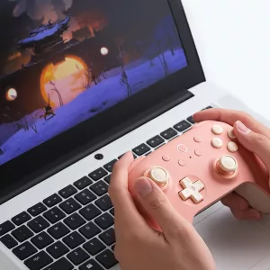 portable game controller, gamepad, wireless controller, controller with hall effect