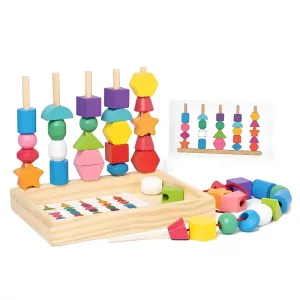 montessori toy, wooden toy, shape matching toy, color matching toy