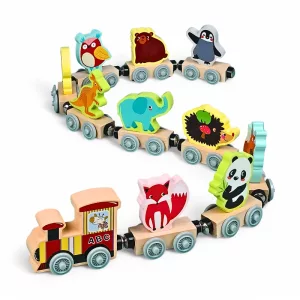 magnetic train toy, sorting toy