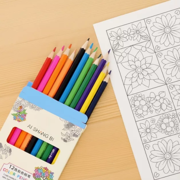 drawing pencil set, colored pencil set