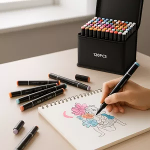 painting markers, paint pens, dual tip markers