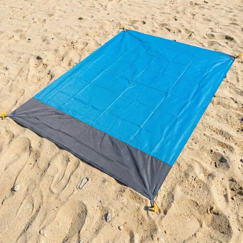 Pătură impermeabilă de plajă pentru picnic cu săculeț cu șnur