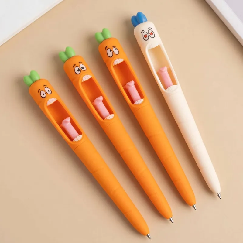 Set 4 Pixuri Gel Drăgălașe Morcov pentru Copii