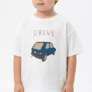 Tricou casual de vară din bumbac cu mașini pentru copii